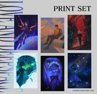 Love and Deep Space Posters Prints