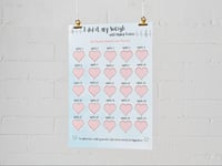 Image 1 of I did it my Weigh - Weekly weigh in chart