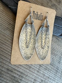 Image 9 of Solid Sterling Silver Large Statement Petals earrings / n35
