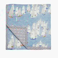 Image 2 of Baby Quilt & Pillow - Regatta Print