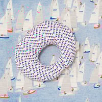 Image 1 of Baby Quilt & Pillow - Regatta Print