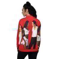 Image 4 of Icons Unisex Bomber Jacket red