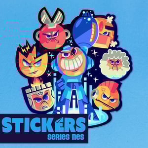 Image of 5" STICKERS - Series NES