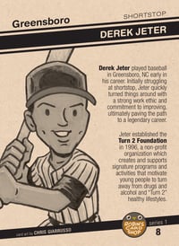 Image 2 of Series 1 Card #8 Derek Jeter