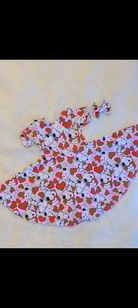 Snoopy dress and bow