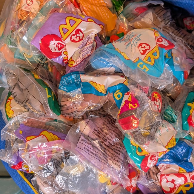 Random McDonald's TY Teenie Beanie Baby Toy (Sealed)