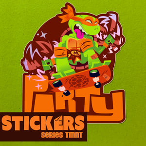Image of 5" STICKERS Series TMNT: