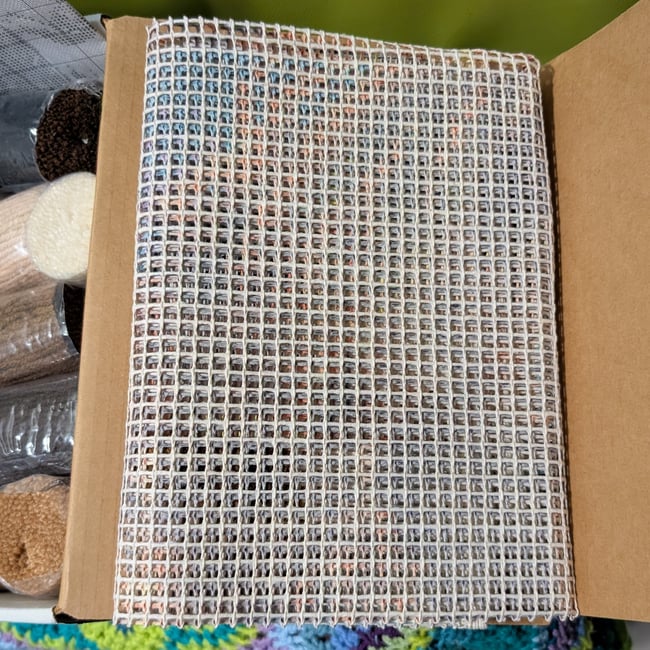 Vntg J. & P. Coats Horse Latch Hook Rug Kit