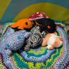 Handmade Plush Frogs