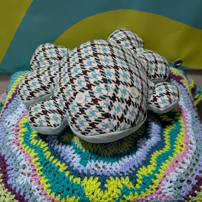 Handmade Plush Frogs