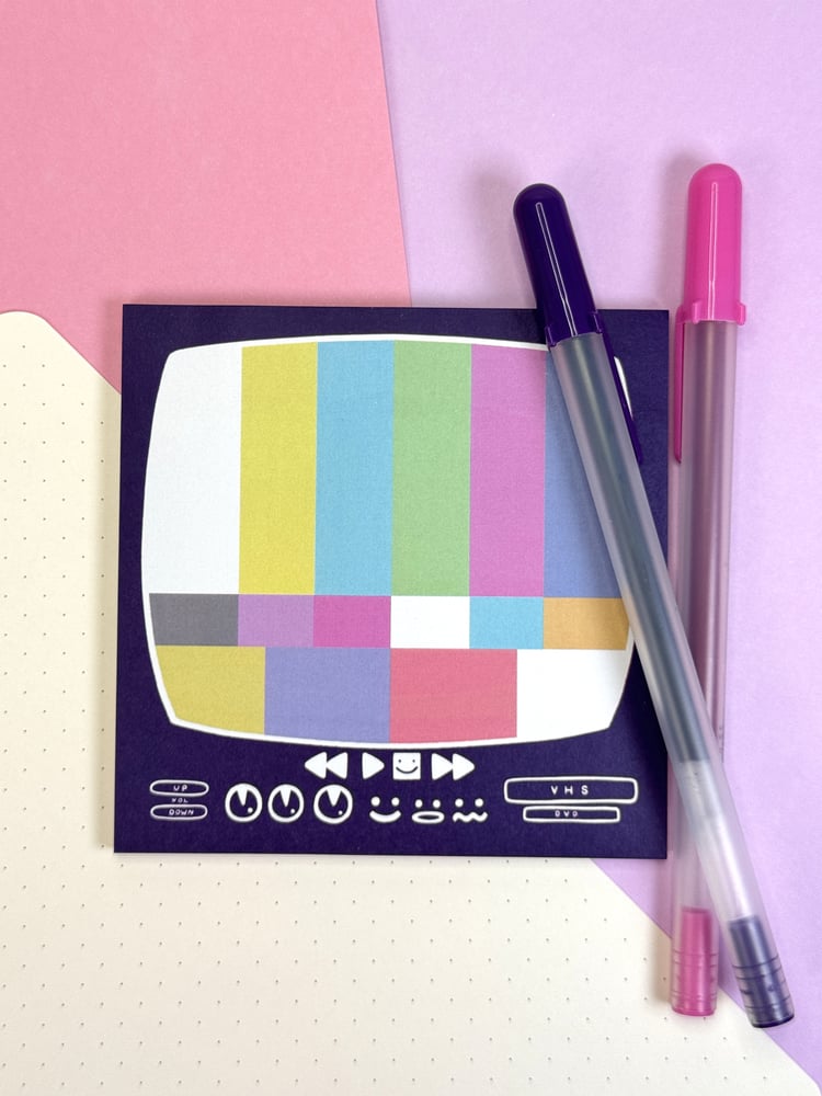 Image of Retro Television Sticky Notes