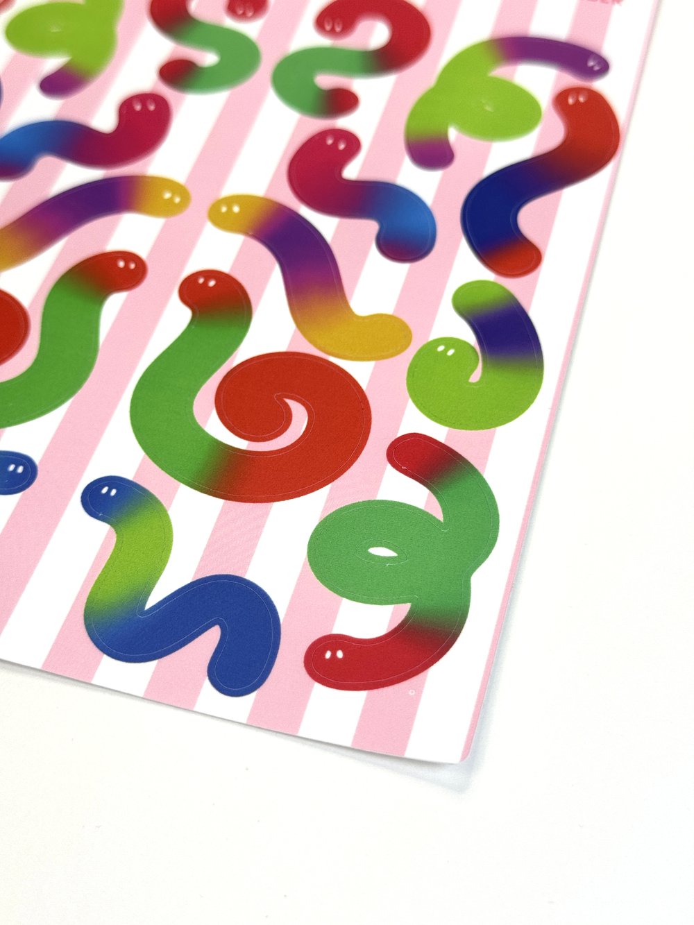 Image of Gummy Worms Sticker Sheet