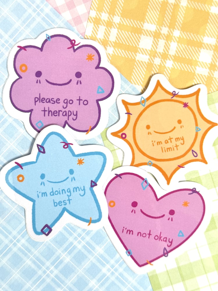 Image of What's On Your Mind Sticker Set
