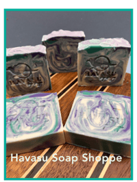 Image 2 of Mojave Rain - Elderberry & Evergreen Soap
