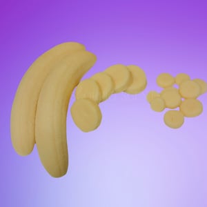 Image of Banana Wax melts/ Banana embeds/ fake food wax melts/ food wax melts/ candle embeds/