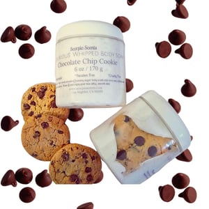 Image of Chocolate Chip Cookie Whipped Soap/ Foaming Sugar Scrub/ Whipped soap/ Cookie Sugar scrub/ Cookie...
