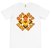 Image 1 of SPIRIT ANIMAL BURNING HEART MONKEY Organic T-Shirt