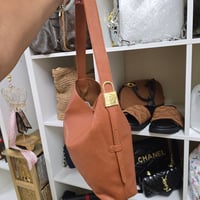 Image 1 of New & Trending 🔥 Cognac Hobo w/Large Side 🔓