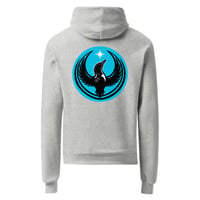 Image 1 of Unisex Champion hoodie - Blue Rebel Loon back print