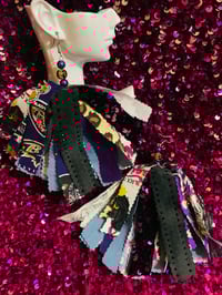 Image 1 of Purple Raven Black Girl Magic Earrings 
