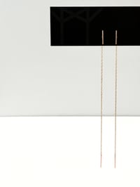 Image 5 of Threader Earrings, 1 cm T-Bar Stopper