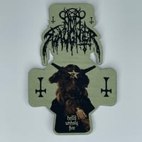 Nunslaughter - Hells Unholy Fire Woven Patch