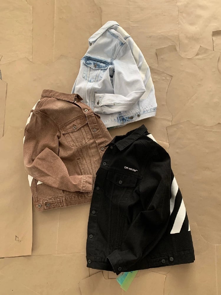 Image of OW - Off White  22fw jeans jacket 3 colors