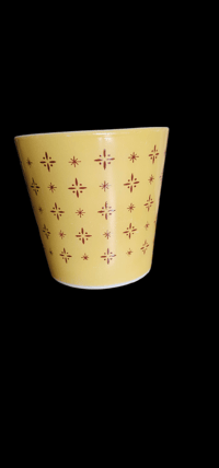 Image 17 of Set of 3 Pyrex Yellow Foulard Atomic Starburst Mugs 
