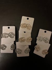 Image 2 of Copy of Inspired GG Studded Earrings 