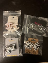 Image 1 of Copy of Inspired CC Studded Earrings 
