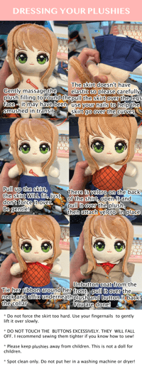Image 4 of (IN-STOCK) 20CM DDLC Monika Plushie