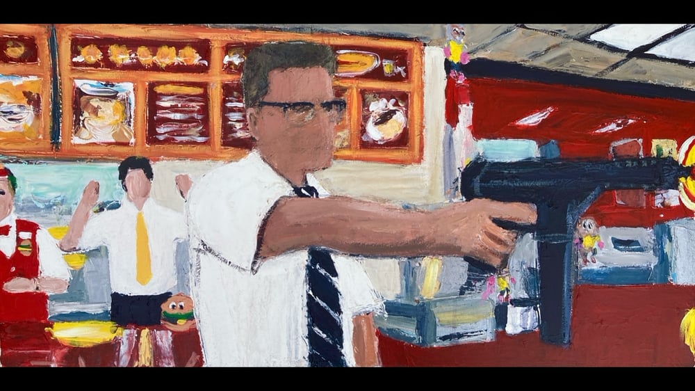 Image of Falling Down  (original on canvas)