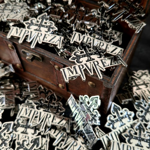 Image of METAL PIN "Impureza Santiago Cross"