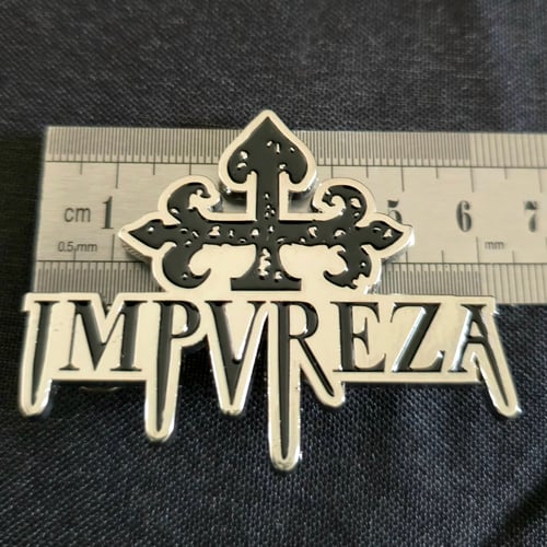 Image of METAL PIN "Impureza Santiago Cross"