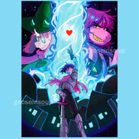 Image 2 of deltarune a5 art prints