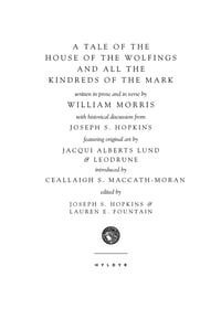 Image 3 of The House of the Wolfings 2nd Edition by William Morris