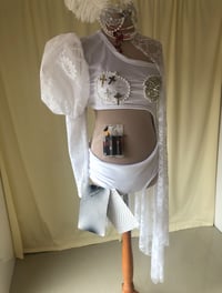 Image 4 of Papped Fame Velvet Puff Sleeve Costume