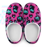 Image 7 of Koffee Slippers N' Kreme Cheetah Chic Cotton Slippers for Women