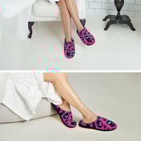 Image 8 of Koffee Slippers N' Kreme Cheetah Chic Cotton Slippers for Women