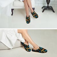 Image 16 of Koffee Slippers N' Kreme Cheetah Chic Cotton Slippers for Women