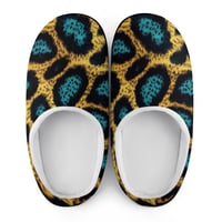 Image 15 of Koffee Slippers N' Kreme Cheetah Chic Cotton Slippers for Women