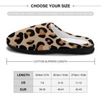 Image 13 of Koffee Slippers N' Kreme Leopard Chic Cotton Slippers for Women