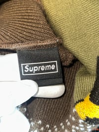 Image 4 of Supreme FW22 New Era Split Beanie - OS - Yellow 