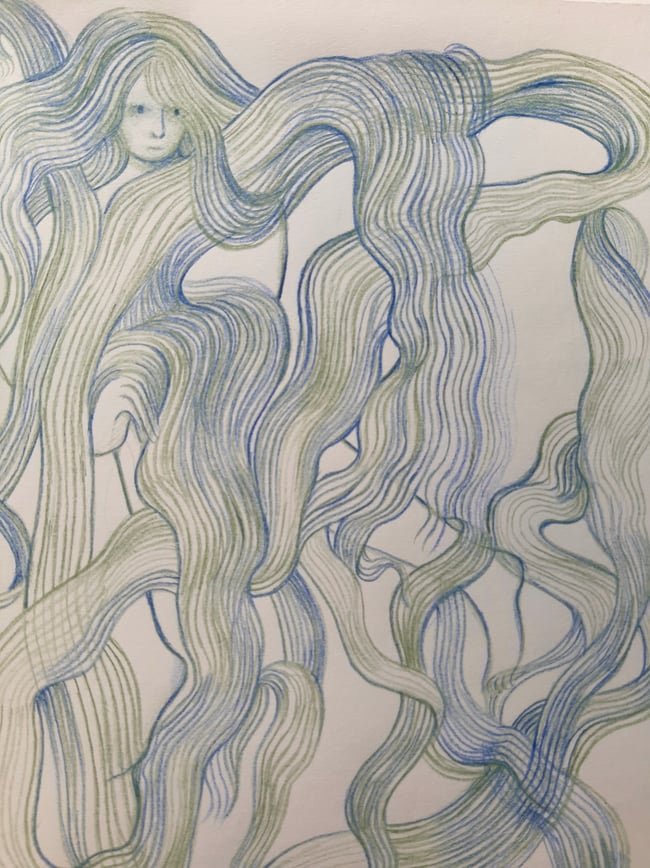 Nereid ~ Original drawing 