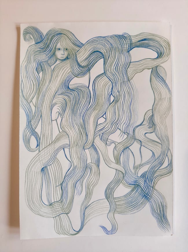 Nereid ~ Original drawing 