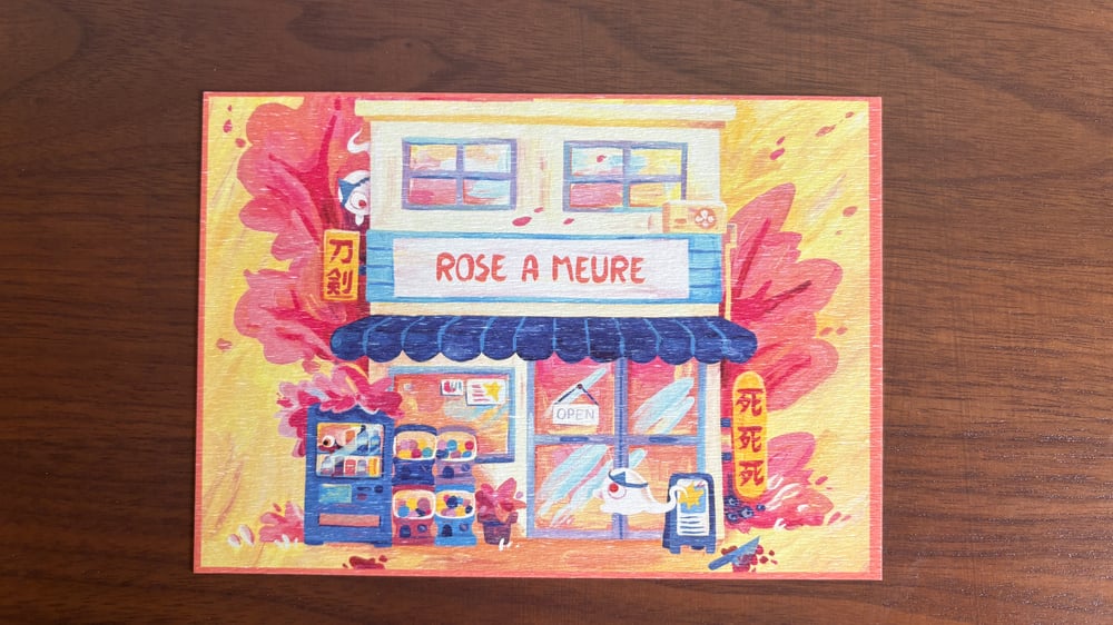 Image of Rose a meure