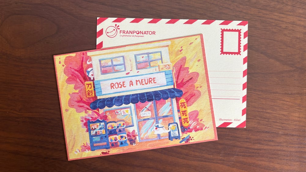 Image of Rose a meure