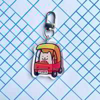 toby fox annoying dog keychain