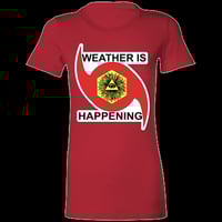 Image 2 of THE WEATHER IS HAPPENING ACOLYTE'S CREW NECK WOMEN'S T-SHIRT