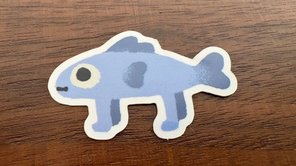 Image of Sticker Poisson-Chien 2